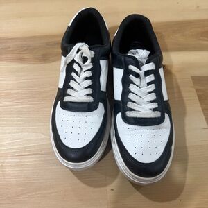 Madden Girl Black and White Women's Sneakers
